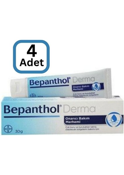 Derma Onarıcı Bakım Merhemi 30 gr 4 Adet