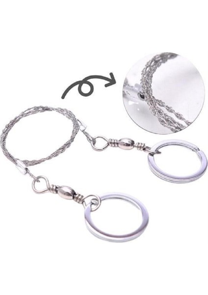 Karavanda ,kampda Taşınabilir Mini Zincir Cep Testeresi Dişli Tel Ahşap Plastik Metal Kes