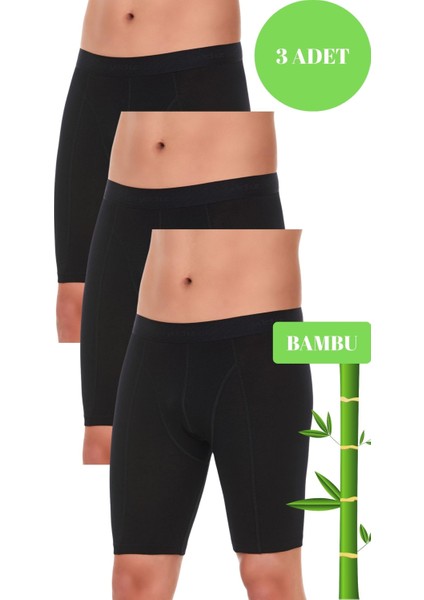 Yıldız Erkek 3 Lü Modal Uzun Boxer