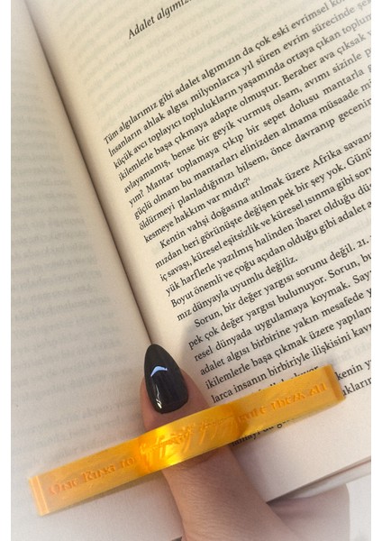 Yüzüklerin Efendisi Kitap Sayfa Tutucu Parmak Delikli Okuma Aparatı - Kitap Ayracı indirimleri