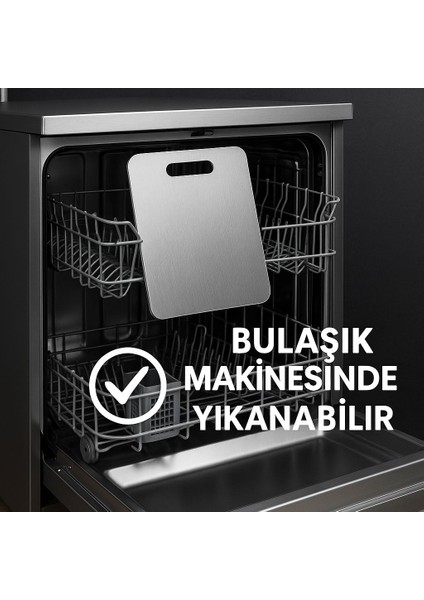 304 Paslanmaz Çelik Kesme Tahtası 33X23 cm Antibakteriyel Doğrama Tahtası fiyatları