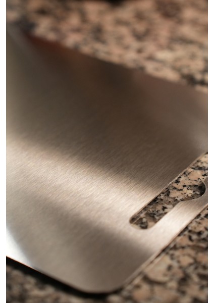 304 Paslanmaz Çelik Kesme Tahtası 33X23 cm Antibakteriyel Doğrama Tahtası