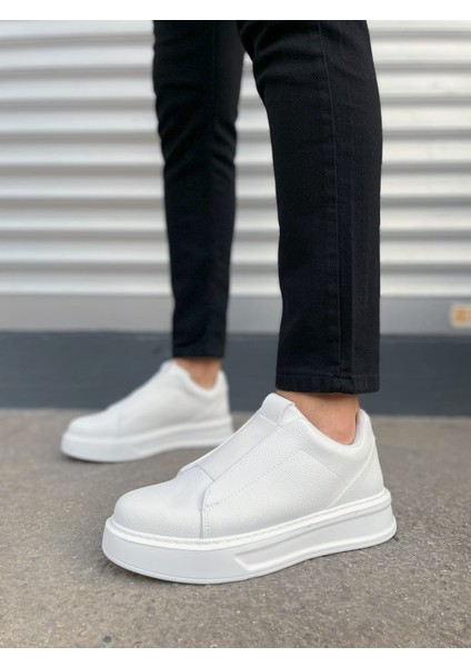 JET-007 Alba Bağcıksız Cilt Erkek Günlük Sneaker Ayakkabı Cbt Beyaz fiyatları
