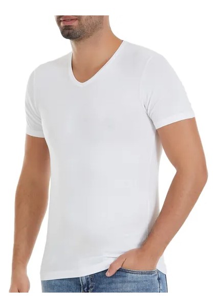 Yıldız Erkek 3 Lü Organik Bambu V Yaka T-Shirt fiyatları