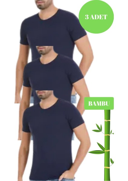 Yıldız Erkek 3 Lü Organik Bambu Sıfır Yaka T-Shirt