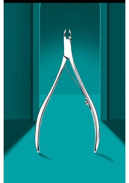 5 mm Manikür Pedikür Makası - Et Makası - Kütikül Temizleyici Pens Profesyonel Cerrahi Çelik 721927