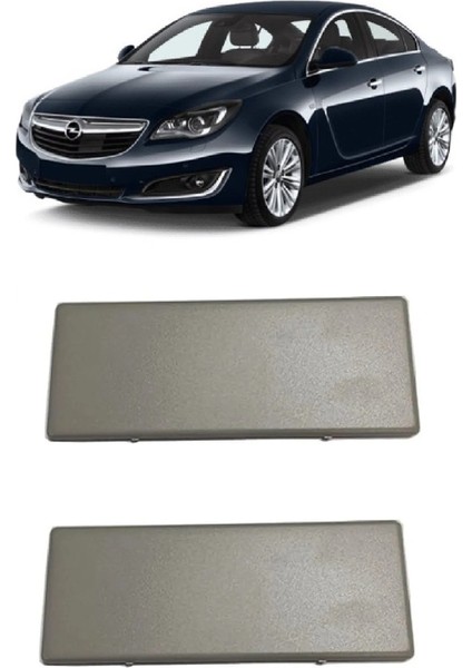 Opel Insignia A 2009-2013 Uyumlu Gri Güneşlik Makyaj Ayna Kapağı Sağ+Sol Takım 2 Adet 1437221