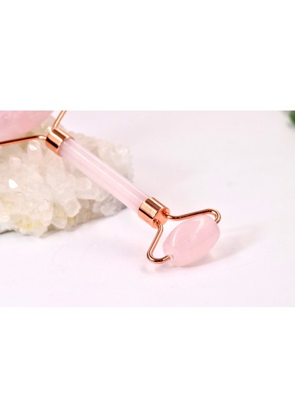 Pembe Kuvars Yüz Masaj Aleti Face Roller modelleri