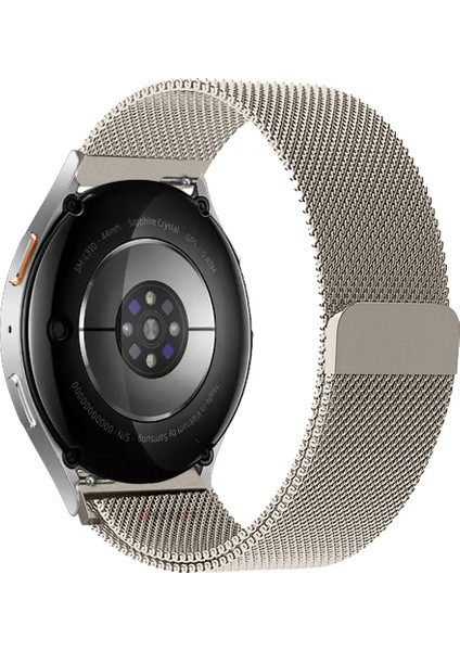 Samsung Galaxy Watch 4 5 6 7 Seri 40 42 43 44 46 47MM Uyumlu Manyetik Milanese Loop Metal Kordon fiyatları