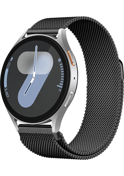 Samsung Galaxy Watch 4 5 6 7 Seri 40 42 43 44 46 47MM Uyumlu Manyetik Milanese Loop Metal Kordon