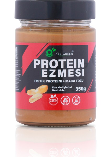 Protein Ezmesi Orijinal - Protein ve Maca Kökü Tozu ile Fıstık Ezmesi