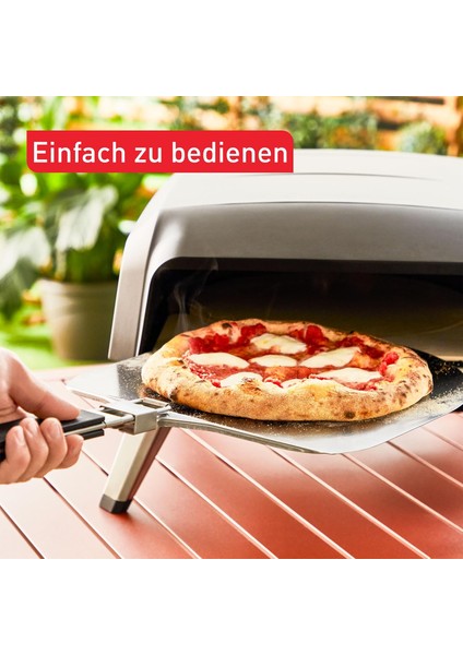 Pizza Pronto Gazlı Dış Mekan Pizza Fırını | 400°C Isıya Kadar, 90 Saniyede Pişirme, Pizzataşı & Kürek Dahil indirimleri