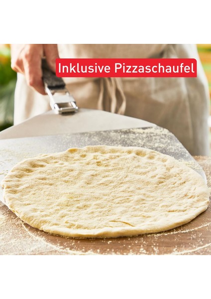 Pizza Pronto Gazlı Dış Mekan Pizza Fırını | 400°C Isıya Kadar, 90 Saniyede Pişirme, Pizzataşı & Kürek Dahil