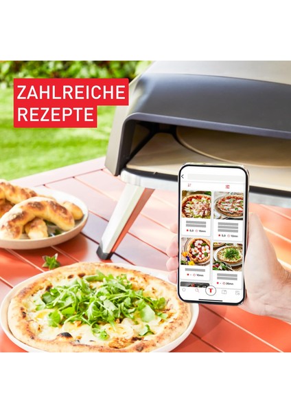 Pizza Pronto Gazlı Dış Mekan Pizza Fırını | 400°C Isıya Kadar, 90 Saniyede Pişirme, Pizzataşı & Kürek Dahil