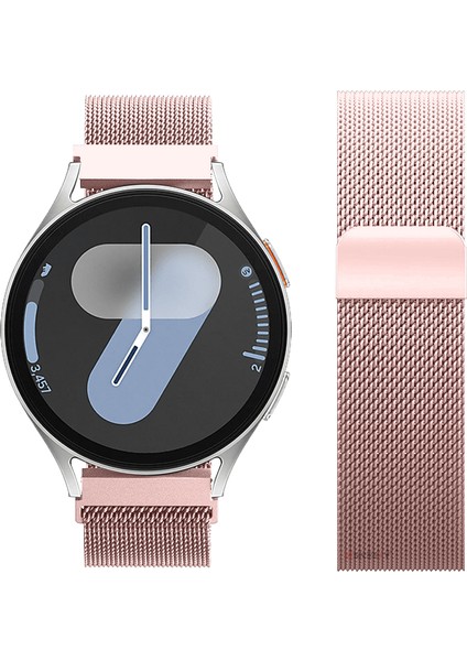 Samsung Galaxy Watch 4 5 6 7 Seri 40 42 43 44 46 47MM Uyumlu Manyetik Milanese Loop Metal Kordon modelleri