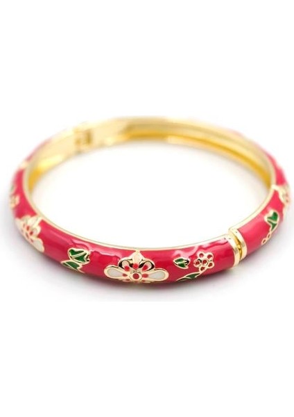 Mineli Çiçekli Bilezik - Pembe fiyatları