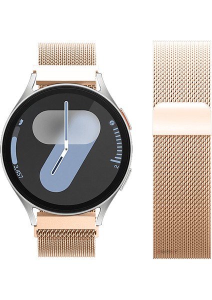 Samsung Galaxy Watch 4 5 6 7 Seri 40 42 43 44 46 47MM Uyumlu Manyetik Milanese Loop Metal Kordon modelleri