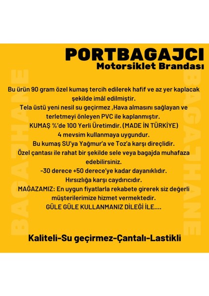 Motoran Comanche 125 Motor Brandası Miflonlu Su Geçirmez fiyatları