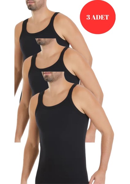 Yıldız 3 Lü Erkek Kaşkorse Ince Askılı Atlet