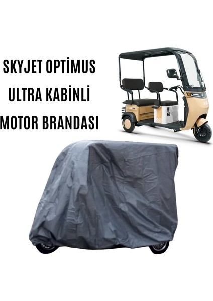 Skyjet Optimus Ultra 3 Tekerlekli Kabinli Elektrikli Motosiklet Örtüsü