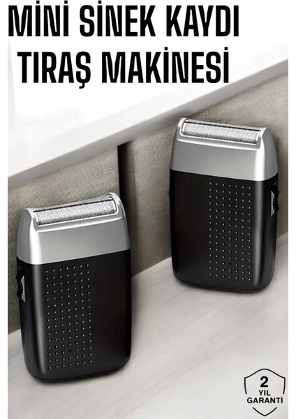 Tıraş Makinesi Mini Sinek Kaydı Şarjlı Taşınabilir Paslanmaz Çelik