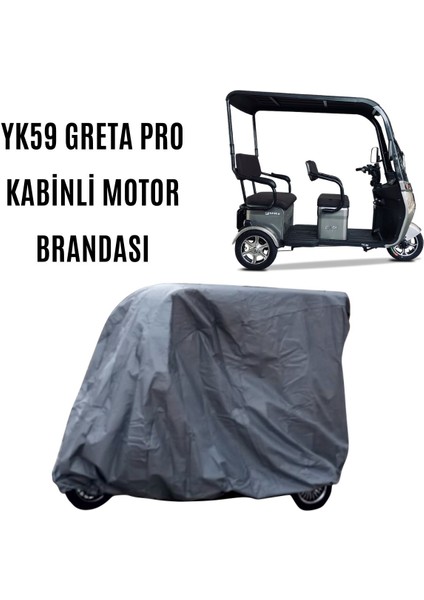 YK59 Greta Pro 3 Tekerlekli Toz Yağmur Geçirmez Branda