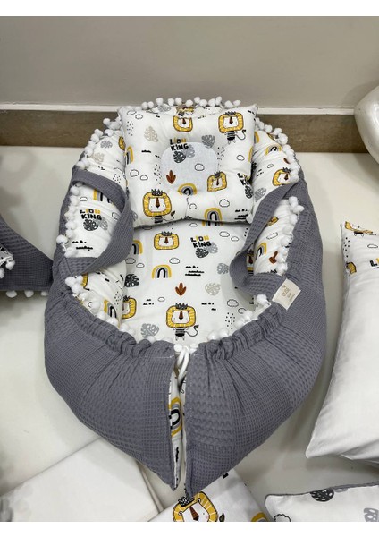 Gri Çok Amaçlı Babynest , Puset Örtüsü ve Minderi , Alt Açma ve Battaniye, Nevresim Takımı 15'li Set fırsatları