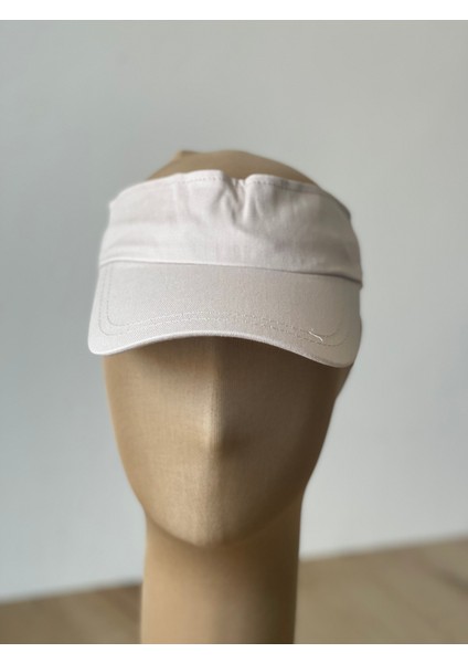 %100 Pamuk Sporcu Koşu Tenis Vizör Şapka Arka Kısmı Ayarlanabilir Unisex Vizör Şapka fiyatları