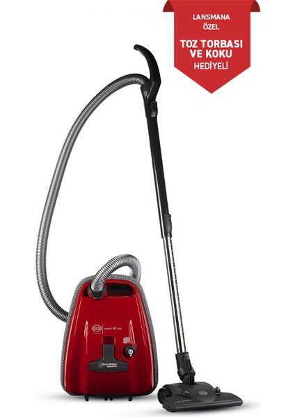 K3 Premium 890 W Toz Torbalı Elektrikli Süpürge