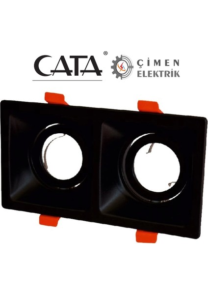 Cata Ct 5005 Ikili Siyah Spot Kasası