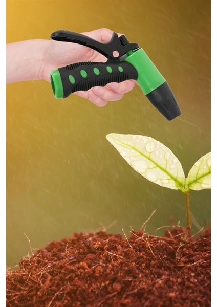 Buffer® 2 Fonksiyonlu 3lü Bahçe Tarla Otomatik Sulama Tabancası Seti Hortum Bağlantısı Aparatı