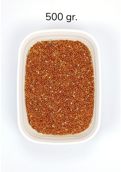 Kırmızı Darı Sade Tozsuz Doğal Taze Kuş Yemi - 500 gr