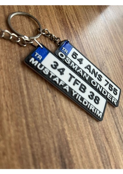 Plaka Anahtarlık Kişiye Özel