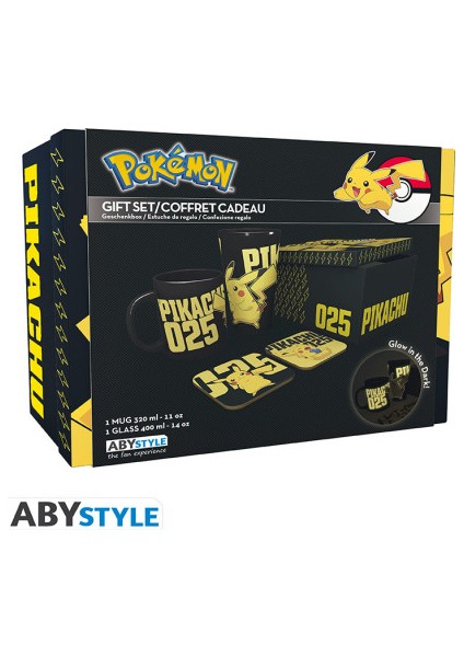Abystyle - Pokemon - Pck Glass Xxl+Mug+2 Coasters"glow In The Dark - Hediyeseti - GFB0108 fiyatları
