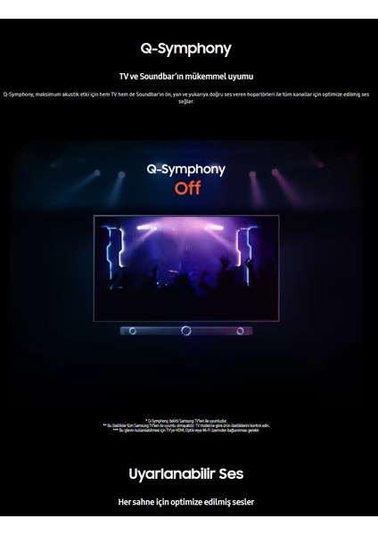 3.1.2 Kanal Ile Her Yönden Kusursuz 3 Boyutlu Ses Q Serisi Dolby Atmos Ve Dts:x 360w Soundbar & Ev Sinema Sıstemıhw-Q600c + Hdmı Kablosu ( Samsung Türkiye İadeli )