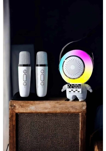 Çocuklara Özel Kablosuz Bluetooth Bağlantılı Karaoke Mikrofon modelleri
