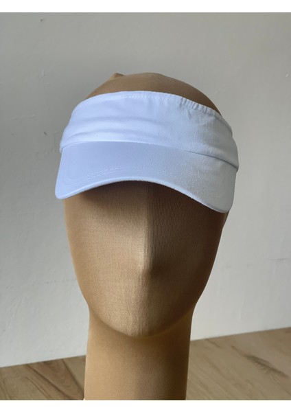 %100 Pamuk Sporcu Koşu Tenis Vizör Şapka Arka Kısmı Ayarlanabilir Unisex Vizör Şapka fiyatları