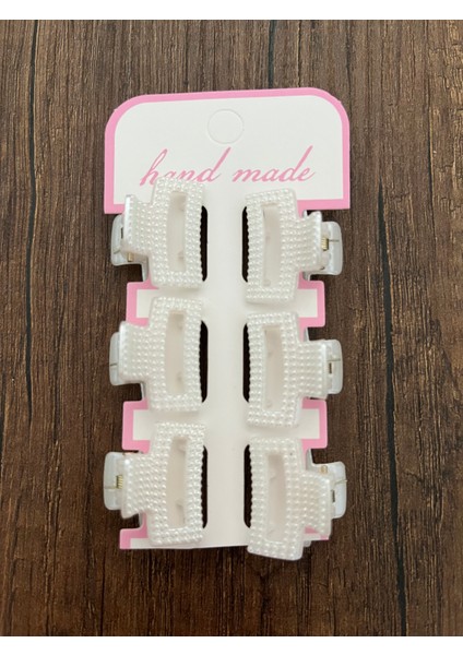 Kız Çocuk Kadın 6'lı Mandal Toka Seti Küçük Kıskaçlı Toka