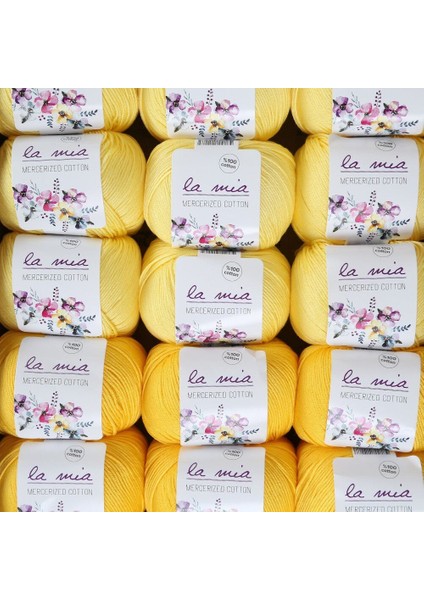 La Mia Mercerized Cotton Kehribar Seti fırsatları