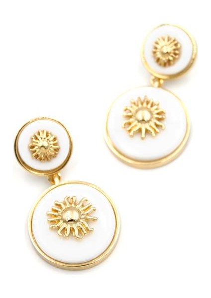 Güneş Küpe - Beyaz fiyatları