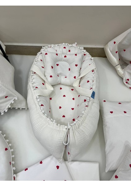 Krem Çok Amaçlı Babynest , Puset Örtüsü ve Minderi , Alt Açma ve Battaniye, Nevresim Takımı 15'li Set fırsatları