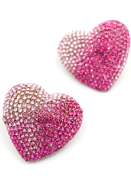 Kalp Küpe - Pembe fiyatları