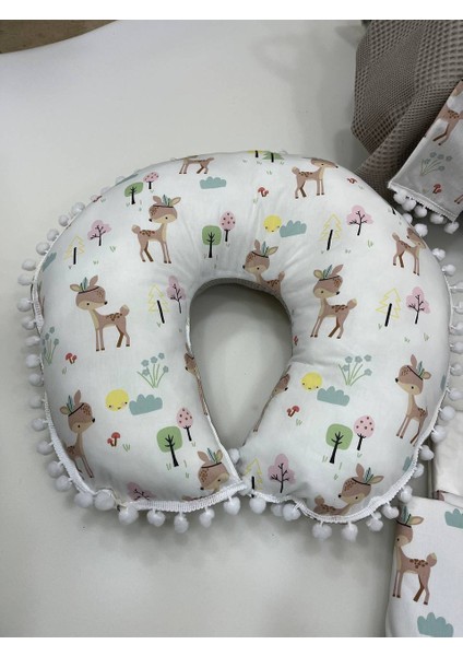 Kahverengi Çok Amaçlı Babynest , Puset Örtüsü ve Minderi , Alt Açma ve Battaniye, Nevresim Takımı 15'li Set