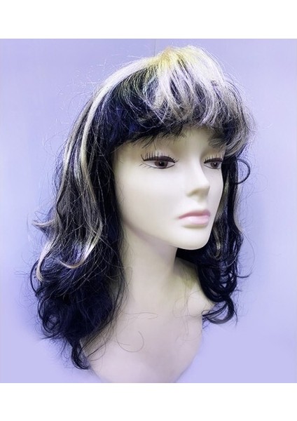 Siyah Sarı Parti Peruğu modelleri