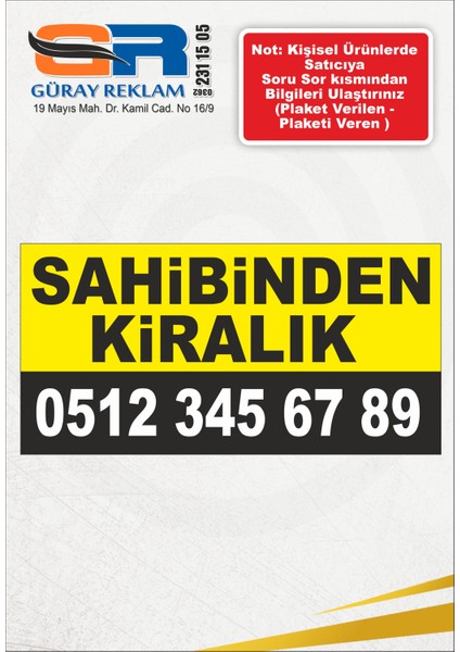 Kiralık-Afiş Pankart fırsatları