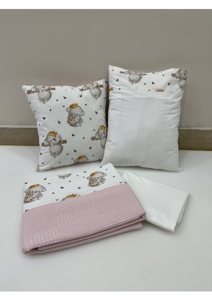 Pembe , Çocuk Çok Amaçlı Poplin ,pikeli ve Ponponsuz Nevresim Takımı 6'lı Set fiyatları