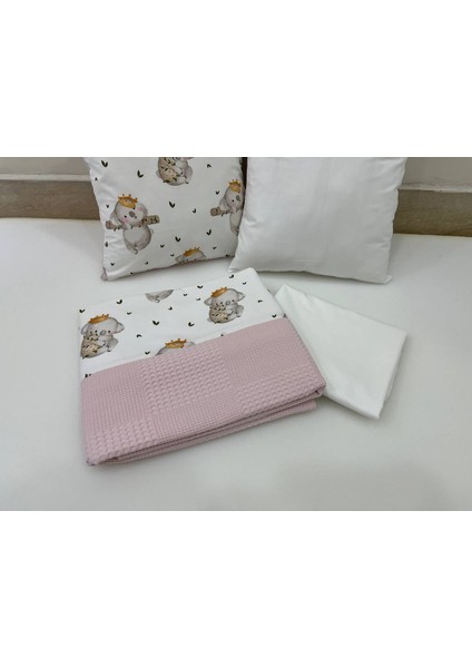 Pembe , Çocuk Çok Amaçlı Poplin ,pikeli ve Ponponsuz Nevresim Takımı 6'lı Set modelleri