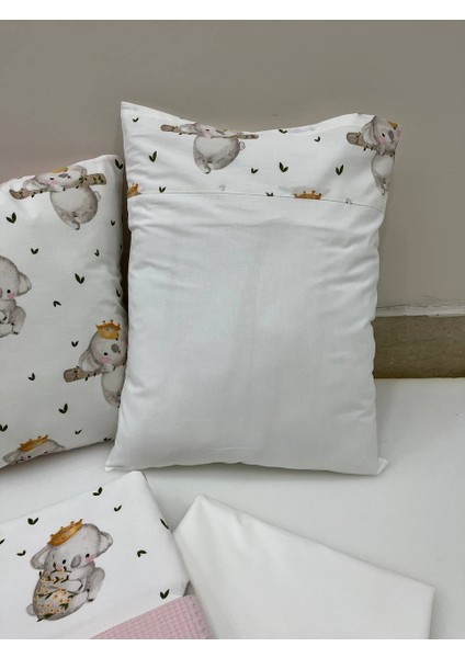 Pembe , Çocuk Çok Amaçlı Poplin ,pikeli ve Ponponsuz Nevresim Takımı 6'lı Set indirimleri