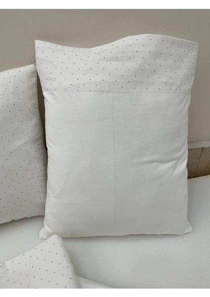 Krem , Çocuk Çok Amaçlı Poplin ,pikeli ve Ponponlu Nevresim Takımı 6'lı Set indirimleri