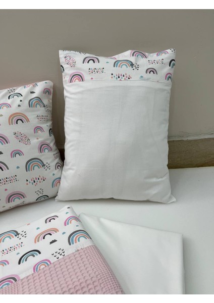 Pembe , Çocuk Çok Amaçlı Poplin ,pikeli ve Ponponlu Nevresim Takımı 6'lı Set indirimleri